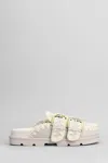 Mou Low Bio Sabot Slipper-mule In Grey Suede In Grey