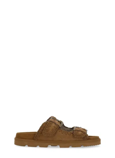 MOU LOW BIO SANDAL TWO BUCKLES