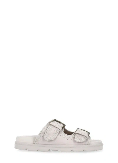 Mou Low Bio Sandals In Grey