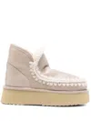 Mou Mini Eskimo Boots In Neutrals