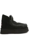 Mou Mini Eskimo Platform Boot In Black