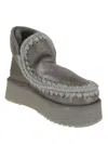 Mou Mini Eskimo Platform Boot In Gray