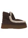 Mou Mini Eskimo Boots In Mocha Mocha