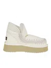 Mou Mini Eskimo Platform Boot In White