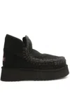 Mou Mini Eskimo Platform Boots In Black