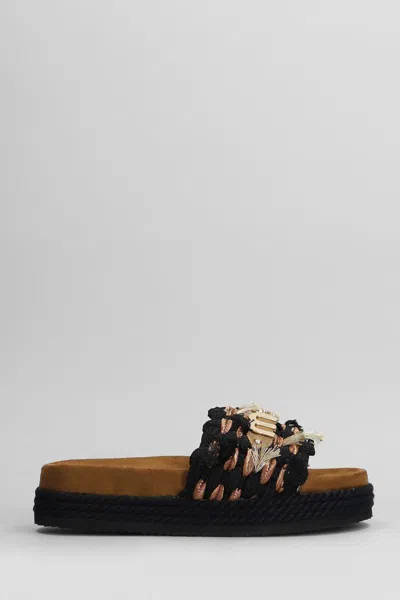 Mou Monoband Flats In Black
