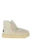 Mou Boots  Eskimo Bold Made Of Genuine Leather In Grey