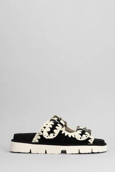 Mou New Bio Slipper-mule In Black