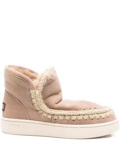 Mou New Eskimo Boots In Neutral
