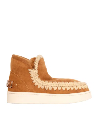 MOU NEW ESKIMO SNEAKER SUEDE - LETTER LOGO