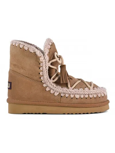 MOU PINK BROWN ESKIMO 18 SCOUBIDOO LACE