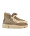 Mou Grey Eskimo Bounce Sneaker In Nude