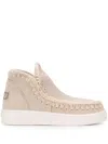 Mou Round Toe Eskimo Sneakers In Neutrals