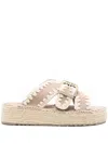 Mou Crossover Strapped Sandals