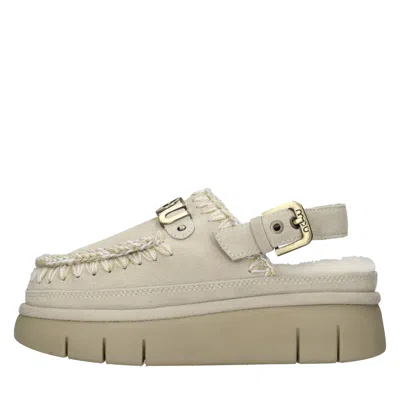 Mou Sandals In Gold