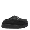Mou Bounce Clog Metal Logo Mule In Black