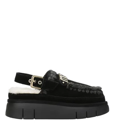 MOU MOU SANDALS BLACK