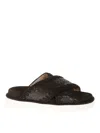 Mou Criss-cross Bio Sandal Sequins In Black