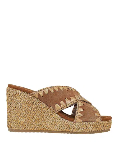 Mou Sandals In Brown