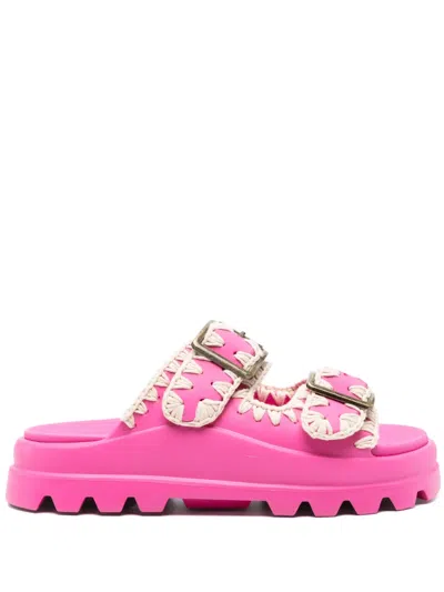 Mou Sandals In Animal Print