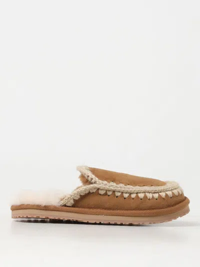 MOU FLAT SHOES MOU WOMAN COLOR BROWN,G20370032