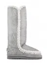 Mou Silky Silver Sheepskin Eskimo 40 In Silver