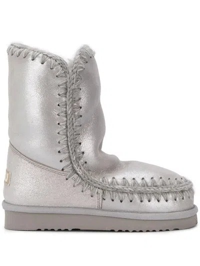 Mou Silver Boots Women