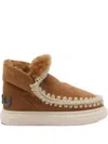 Mou Slip-on Suede Ankle Boots In Brown
