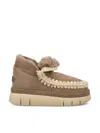 Mou Eskimo Bounce Sneaker Ankle Boots In Brown