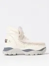 Mou 50mm Chunky Eskimo Sneaker Boots In Weiss