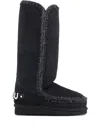 Mou Stitched Boots In Black