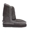 Mou Flat Ankle Boots  Woman Color Green In Black
