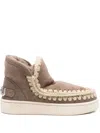 Mou Eskimo 18 Suede Boots In Brown