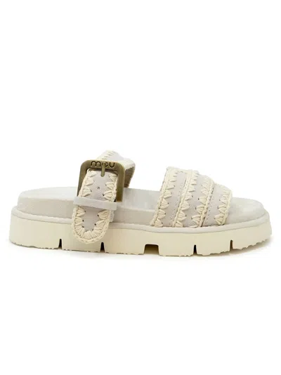 Mou Suede Bio Two Buckle Sandals
