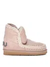 Mou Rose Beige Eskimo 18 Ankle Boots In Pink