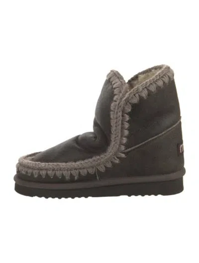 Pre-owned Mou Suede Boots In Multi