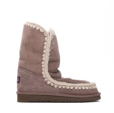 Mou Suede Eskimo 24 Booties In Gray