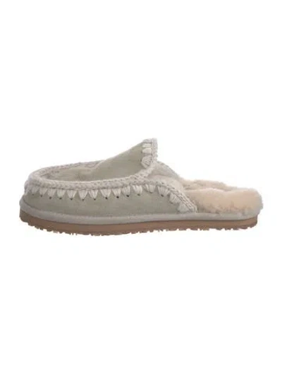 Pre-owned Mou Suede Whipstitch Trim In Brown/neutrals