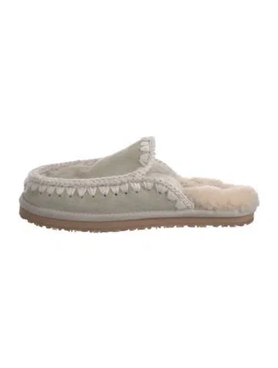 Pre-owned Mou Suede Whipstitch Trim In Brown/neutrals