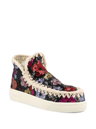 Mou Summer Eskimo Floral Boots In Multi