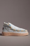 MOU SUMMER STITCHED PULL-ON SNEAKERS