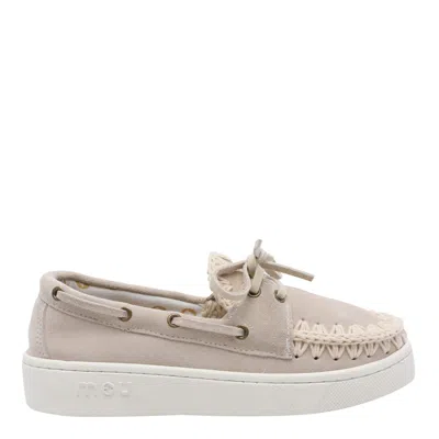 Mou Summer Suede Sneakers In Neutral