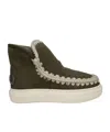Mou Suture Short Boot In Brown