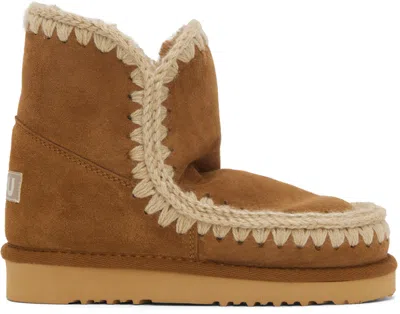 Mou Tan 18 Boots In Cog Cognac