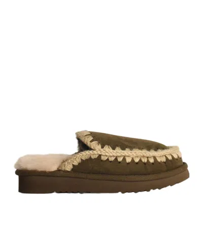 MOU THICK-SOLED MULLER SHOES