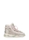 Mou Trainer 2 Scoobidoo Lace Ankle Boots In Grey