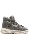 Mou Trainer Scoubidoo Lace Boots In Grey