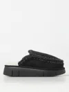 Mou Bounce Clog Mules In Schwarz