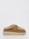 Mou Bounce Sheepskin Clog Cognac Color In Multi