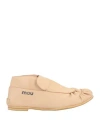 Mou Woman Ankle Boots Blush Size 10 Soft Leather In Pink